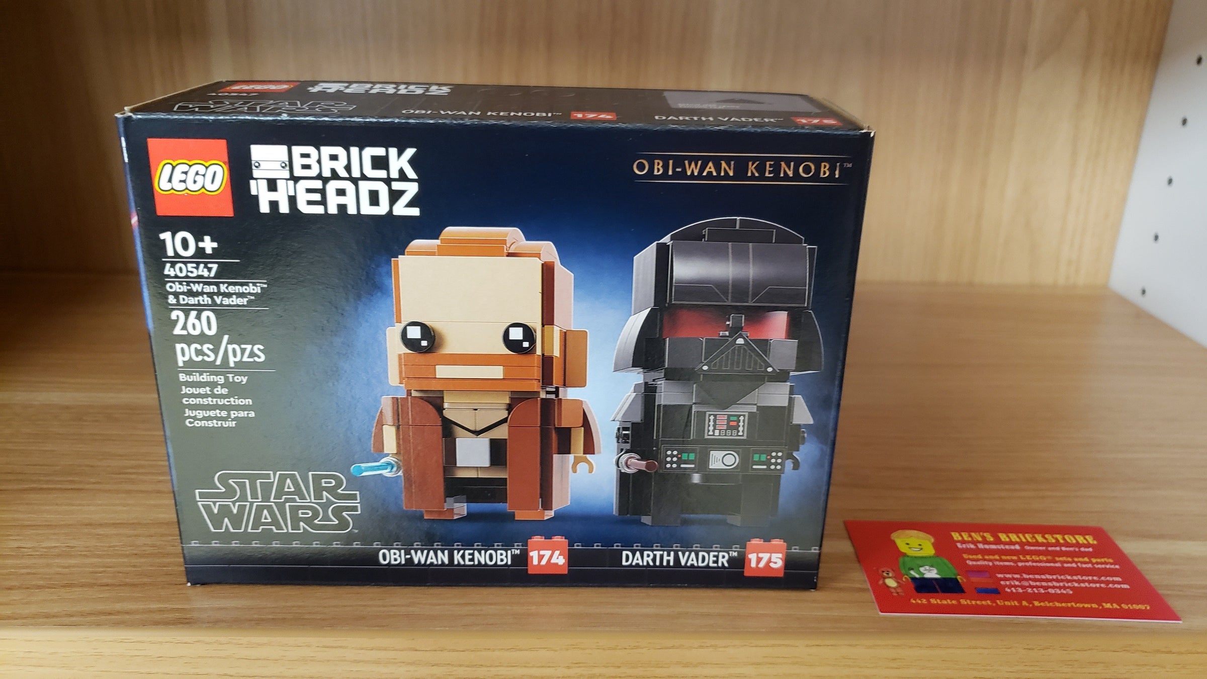 LEGO 40547 Brickheadz Obi-Wan outlets Kenobi & Darth Vader